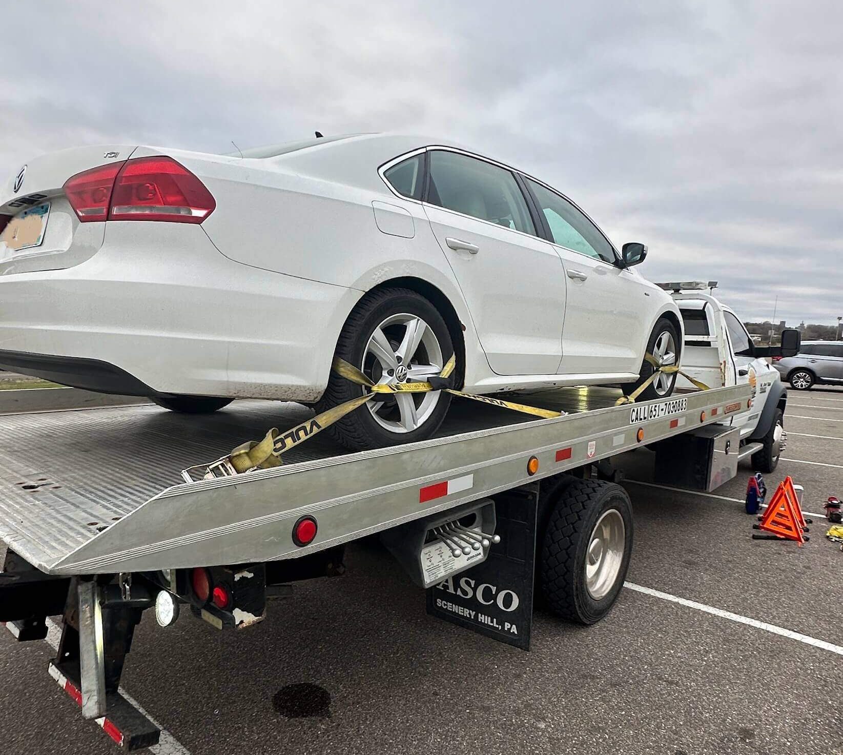 Fuel delivery and roadside towing in St Paul.